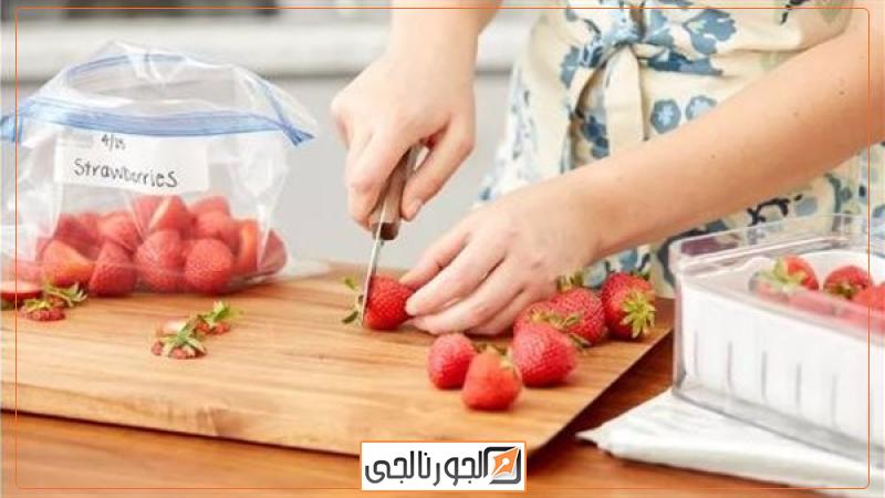 تخزين الفراولة