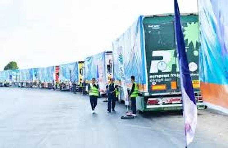 القاهرة الإخبارية : 5 آلاف طن مساعدات إغاثية وإنسانية بطريقها لأهالي غزة