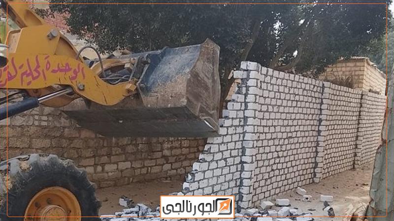 إزالة حالات التعدي في قنا