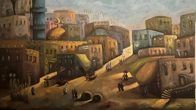 60 لوحة لجيهان بدران تعكس الجذور المصرية في ”دفا بلدي” بزياد بكير