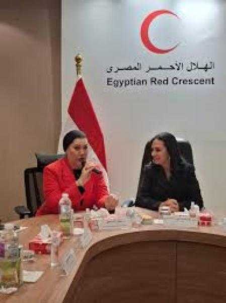 اتفاق تعاون بين ”القومي للطفولة والأمومة” و ”الهلال الأحمر” لتعزيز الشراكة المجتمعية
