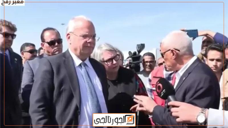 زيارة وفد فنلندا لمعبر رفح