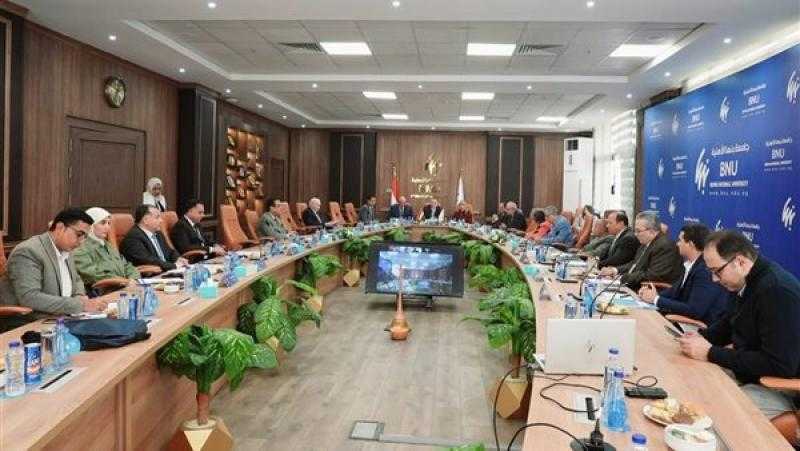 جامعة بنها الأهلية توافق على اعتماد الخطة الإستراتيجية وإنشاء مبنى مدرجات