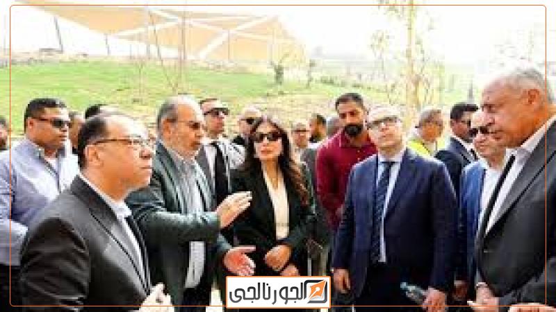 وزيرة الإسكان بمشروع حدائق الفسطاط