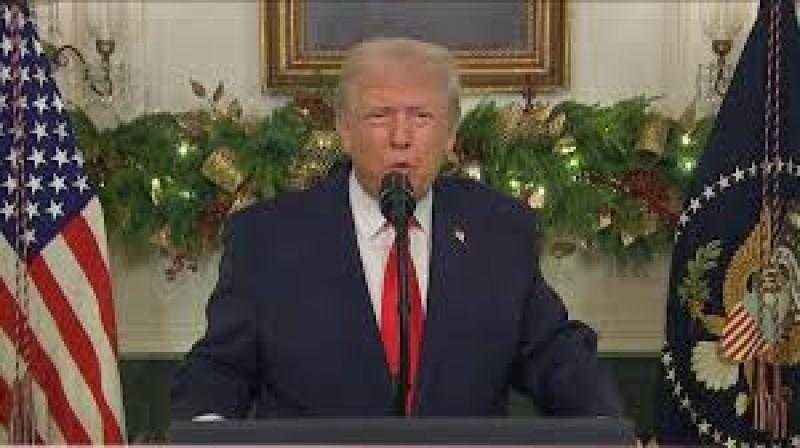 «ترامب» يستعرض عامه الأول بتهميش إيران ووصف الديمقراطيين بالمجانين