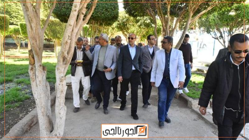 تفقد حديقة ناصر بأسيوط