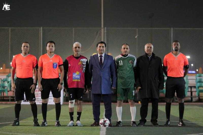 سمير يًطلق ضربة بداية دوري النخبة للميني فوتبول في أجواء إحتفالية بذكرى نصر العاشر من رمضان 1973