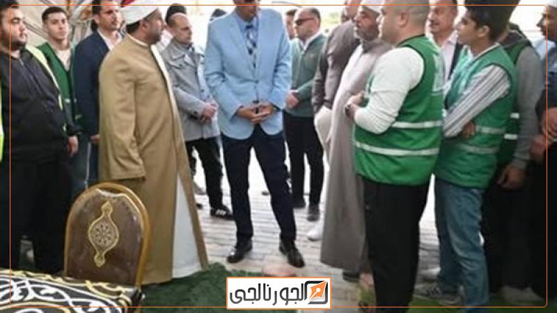 محافظ جنوب سيناء يتفقد الخيمة الرمضانية
