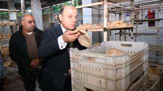 محافظ الغربية يتفقد مجمع مخابز وحدة الصيانة والتدريب ويتابع مراحل إنتاج الخبز