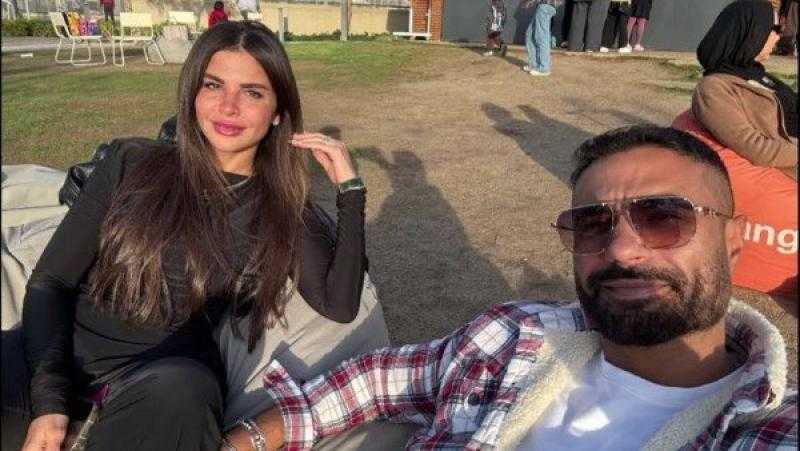 كريم فهمي يغازل زوجته في أحدث ظهور على انستجرام