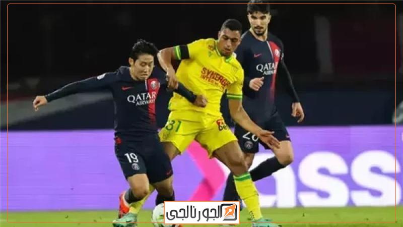 مصطفى محمد في مباراة باريس سان جيرمان ونانت