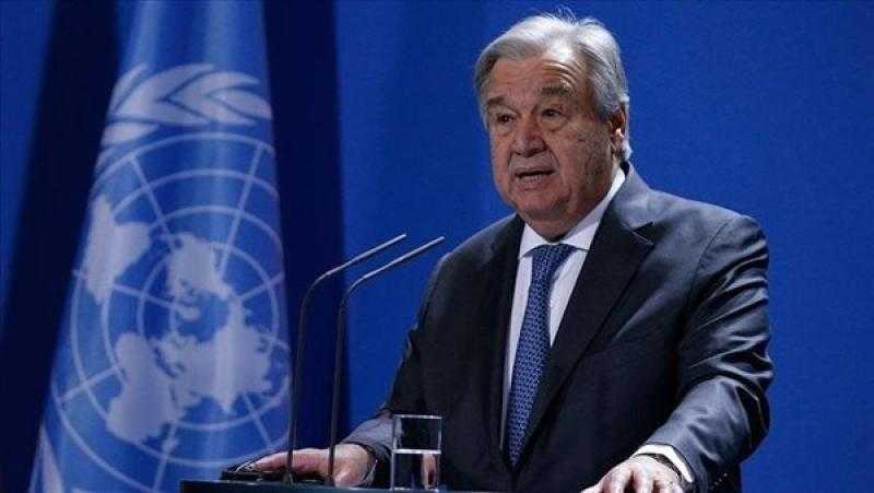 ”جوتيريش” يؤكد ضرور فتح جميع المعابر للقطاع غزة