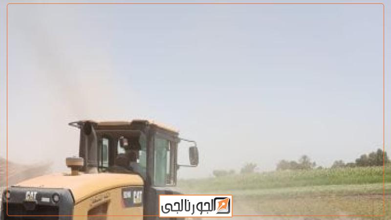 إزالة تعد على الأراضى الزراعية فى قنا