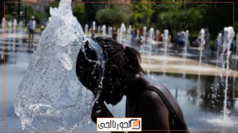 ارتفاع درجات الحرارة فى اوروبا
