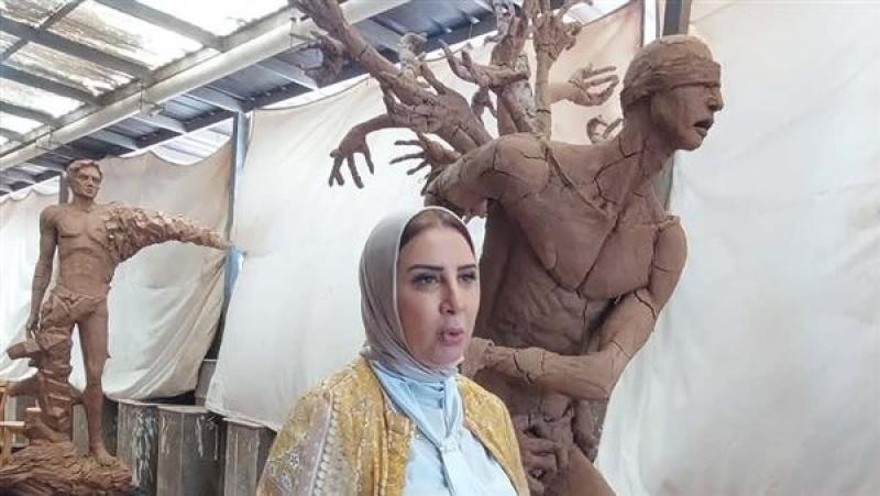 تماثيل مبهرة في مشاريع تخرج طلاب فنون جميلة المنصورة