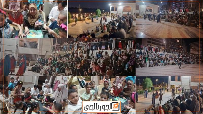 جانب نت العروض والفعاليات ضمن شارع الفن بممشى بنى سويف