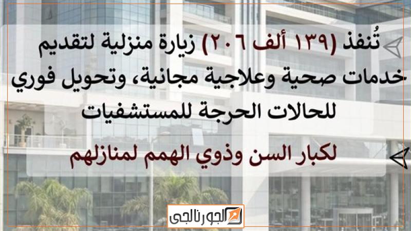صحة الشرقية تٌنفذ139 ألف و206زيارة منزلية على مدار93أسبوعًا