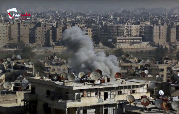 حجم الدمار في حلب كبير